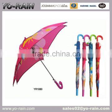 2015 promotional unique square child umbrella wholesale cheap price auto open kids umbrella