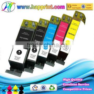 Hot Sales for Canon PGI-520 CLI-521 Compatible ink cartridges for inkjet printer