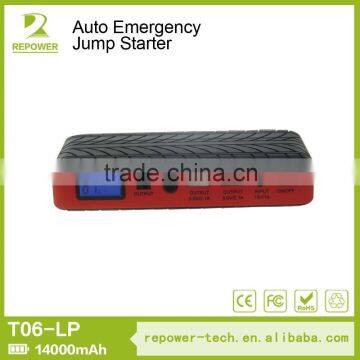 Portable 14000mAh Multi-Function Jump Starter Car Battery Charger Power Bank for Laptop Rechargeable photo-3