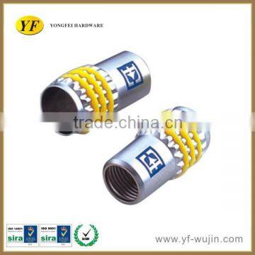 Brass/ Copper/ Steel/ Aluminum Outer-Shell Plug Connector With Plating for Audio & Video