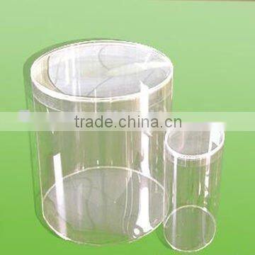 Plastic tube box made of PVC