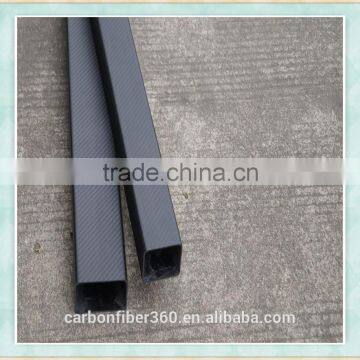 Best strength caron fiber rectangular tube, rectangular pipe tube