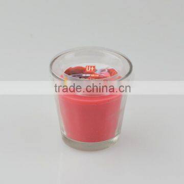 decorative hot sell rose scented candle