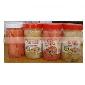 200g/plastic bottled pickled sushi ginger slice very popular in America