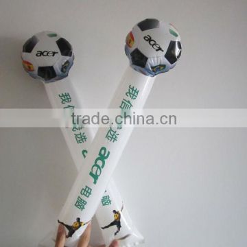 Special shape Football design Inflatable cheer sticks/Bangbang OEM