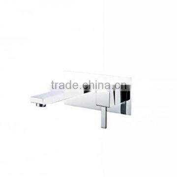 LUOFA Hot Sale!! wall mounted Wash basin water taps, mixers/ single lever basin mixer