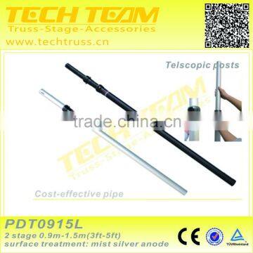 Steel Slotted Post Insert Curtain Pipe Pipe And Drape For Wedding PDP503 photo-2