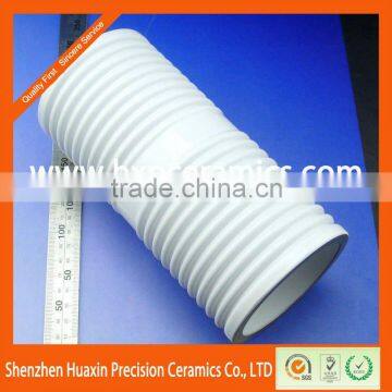 Electrical Ceramic Tube Glazed Mo Mn Metallized Ceramic Tubes