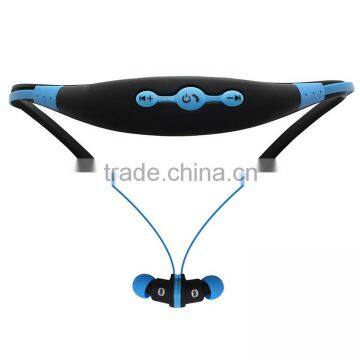 2016 Newest Bluetooth Headphone Hottest Neckband Wireless Headset Sweatproof Running Bluetooth Earphone With Magnetic photo-2