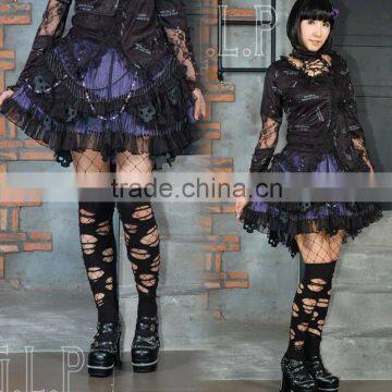 Cake nets gauze skirt Wavy princess short skirt 61090 gothic lolita skirt