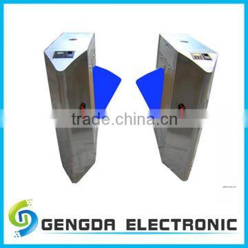 wholesale stainless steel half height counter turnstile flap barrier for traffic control