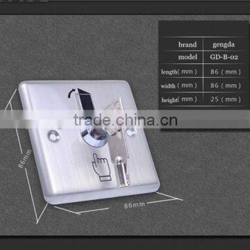 STAINLESS STEEL ELECTRIC SECURITY SYSTEM EXIT BUTTON photo-3