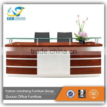 front desk counter design wooden office counter desk GFD5124