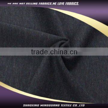 Hot sale polyester viscos black snowflake twill italian wool suit fabric