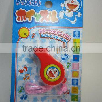 2016 New Colorful Plastic Whistle Wooden Train Whistle Funny Toys photo-2