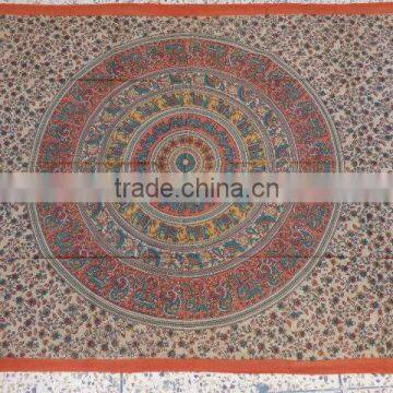 New Mix Round Mandala Printed Bedsheets photo-4