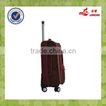Red Color Functional Travel Bags Nylon Spinner Luggage photo-2