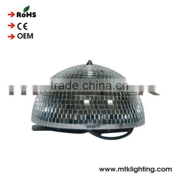 Factory price cap led disco ball/half round mirror ball