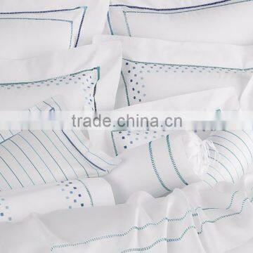 Embroidered White Cotton Pillow Case No.61 photo-5
