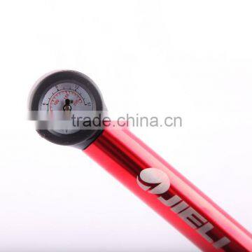 High Pressure Durable Aluminum JL9614 06 With Pressure Gauge Mini Bicycle Air Pump photo-3