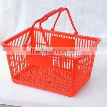 shopping small plastic baskets handles