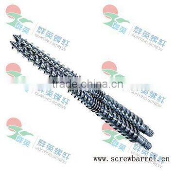 conical (parallel) twin screw and barrel for plastic extruder