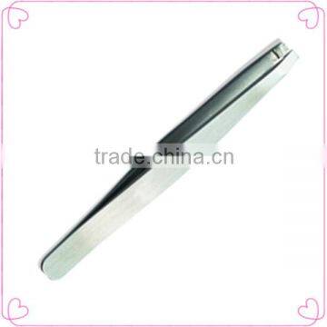 Stainless steel eyebrow extension tweezer