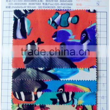 japanese fashion animal fish print cotton fabric 57'' width