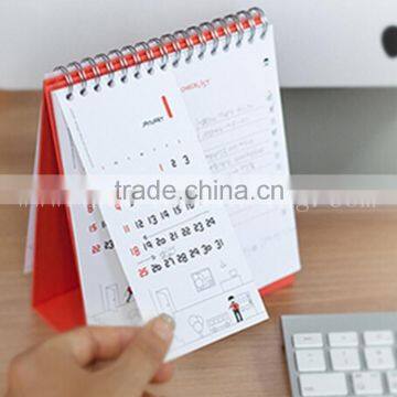 custom tear off paper calendar with low price