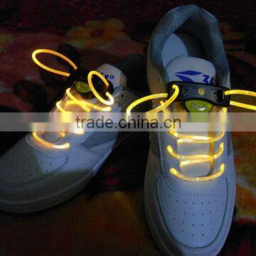 Colorful shoelace with led light