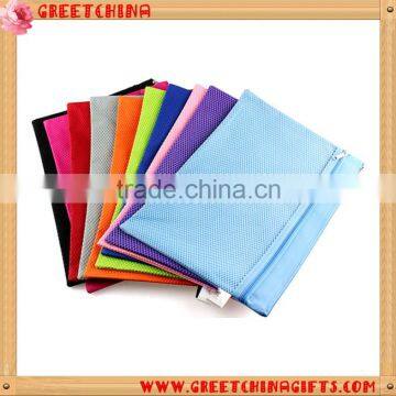 Portable pvc waterproof document zipper pouch