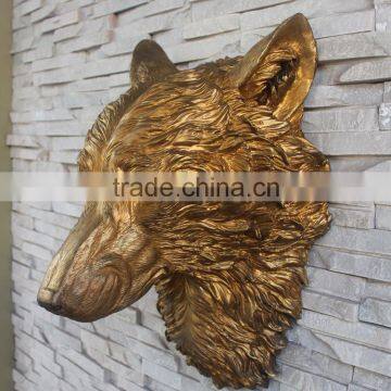 Living room decoration poly resin giant wolf head                        
                                                Quality Choice