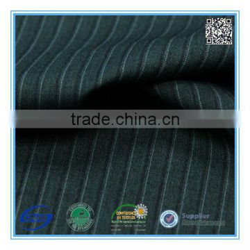 SDL1002244 T/R 80/20 Navy Blue Stripe Suiting Fabric