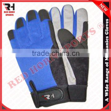 Top Grip Mechanics Gloves, palm padding absorbs shock and vibration