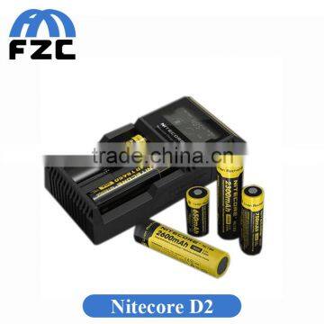 New Nitecore Battery Charger USA/EU/UK Plug Universal Intelligent NITECORE D2 Charger For Li-ion &Ni-MH