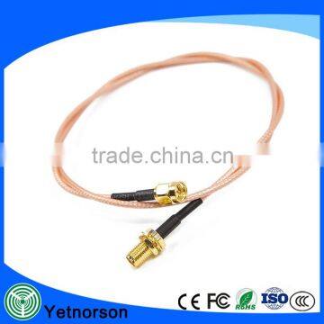 factory price for RF coaxial jumper cable with SMA to RP SMA connector and RG316 cable