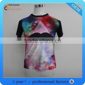 2015 new fashion 100% microfiber polyester shirts