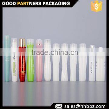 eye cream packaging 15ml refillable roll on plastic pen bottle with metal ball