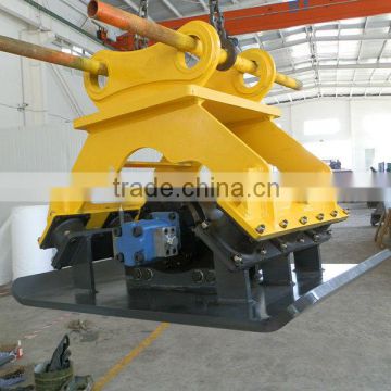 Vibrating plate compactor for excavator, compactor