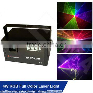 2015 newest 4w RGB Projector Christmas Lasers Light Stage effect equipment rgb animation disco laser show light for sale