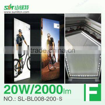 Poster display aluminum frame with LED back lit