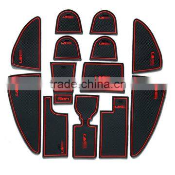 Hot sell rubber door mat for Volkswagen Lavida(low configuration) 2013-2015 12pcs/set