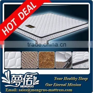 medium firm full size natural coconut mattress in china