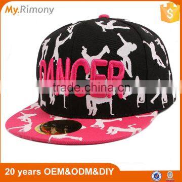 100% Acrylic Snapback Hat Hip Hop Cap
