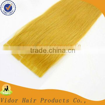 Top Grade Brazilian/Indian/Chinese Remy Human Hair Pu Tape Skin Weft