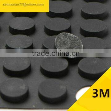 12.4*4mm Cylinder Self Adhesive Transparent Anti Slip Bumpers Silicone Rubber Feet Pads High Sticky Shock Absorber