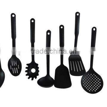 2015 hot sale 7 pcs set nylon kitchen utensils set with high quality food grade eco-friendly
