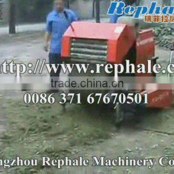 farm use mobile or horizontical type corn straw, hay, grass, wheat, rice straw round bundling machine and straw baler for silage