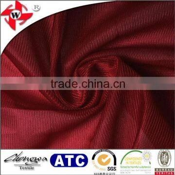 100% Polyester Dazzle Tricot Plain Cloth Fabric