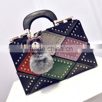 d96318t 2016 korean fashion rivet handbags ladies fancy bags